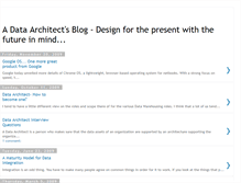 Tablet Screenshot of databasearchitect.blogspot.com