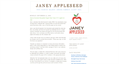 Desktop Screenshot of janeyappleseed.blogspot.com