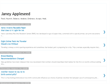 Tablet Screenshot of janeyappleseed.blogspot.com