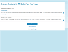Tablet Screenshot of juansautotunemobilecarservice.blogspot.com