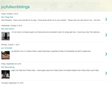 Tablet Screenshot of joyfullscribblings.blogspot.com