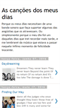 Mobile Screenshot of cancoesdosmeusdias.blogspot.com