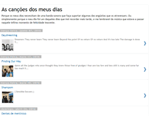 Tablet Screenshot of cancoesdosmeusdias.blogspot.com