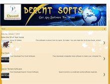 Tablet Screenshot of decentsofts.blogspot.com