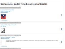 Tablet Screenshot of democraciaymedios.blogspot.com