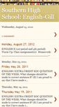 Mobile Screenshot of gillsouthernhsenglish.blogspot.com