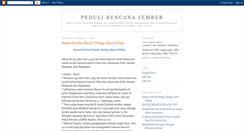 Desktop Screenshot of bencana-jember.blogspot.com