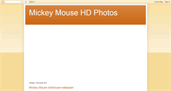 Desktop Screenshot of mickeymousehdphotos.blogspot.com