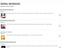 Tablet Screenshot of deepalibeverages.blogspot.com