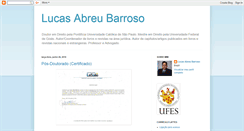 Desktop Screenshot of lucasabreubarroso.blogspot.com