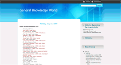 Desktop Screenshot of general-knowledge-world.blogspot.com