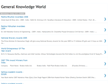 Tablet Screenshot of general-knowledge-world.blogspot.com