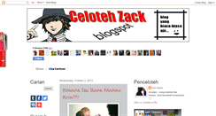 Desktop Screenshot of celotehzack.blogspot.com