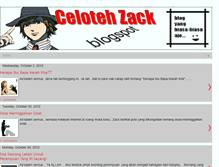 Tablet Screenshot of celotehzack.blogspot.com