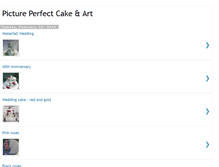 Tablet Screenshot of pictureperfectcakeart.blogspot.com
