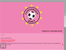 Tablet Screenshot of candomberos-futbol.blogspot.com