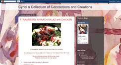 Desktop Screenshot of cyndiscollectionofconcoctions.blogspot.com