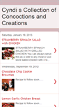 Mobile Screenshot of cyndiscollectionofconcoctions.blogspot.com