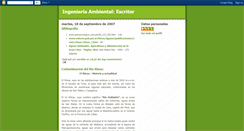 Desktop Screenshot of escritorambientalista.blogspot.com