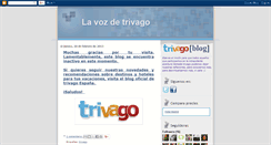 Desktop Screenshot of lavozdetrivago.blogspot.com