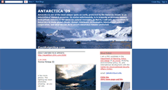 Desktop Screenshot of antarctica09.blogspot.com