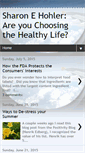 Mobile Screenshot of livingthehealthylifewehavechoices.blogspot.com