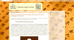 Desktop Screenshot of alacantenbici.blogspot.com
