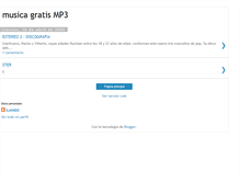 Tablet Screenshot of ilmindo-musicagratismp3.blogspot.com