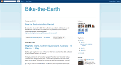 Desktop Screenshot of bike-the-earth.blogspot.com