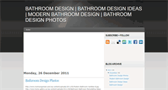 Desktop Screenshot of classicbathroomdesigns.blogspot.com