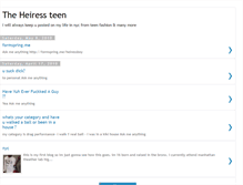 Tablet Screenshot of heiressboy.blogspot.com