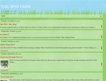 Tablet Screenshot of fowltailfarm.blogspot.com