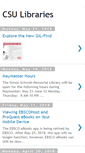 Mobile Screenshot of csulibraries.blogspot.com