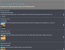 Tablet Screenshot of dryfliesfattires.blogspot.com