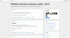 Desktop Screenshot of pedrocalhau.blogspot.com