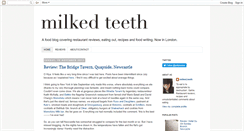 Desktop Screenshot of milkedteeth.blogspot.com