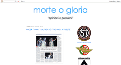 Desktop Screenshot of morteogloria.blogspot.com