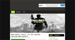 Desktop Screenshot of bestmw3hacks.blogspot.com