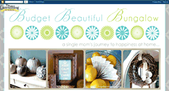 Desktop Screenshot of budgetbeautifulbungalow.blogspot.com