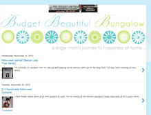 Tablet Screenshot of budgetbeautifulbungalow.blogspot.com