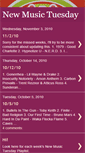 Mobile Screenshot of new-music-tuesday.blogspot.com