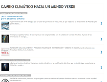 Tablet Screenshot of cambioclimaticoglobalizacion.blogspot.com