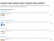 Tablet Screenshot of highestpaid-surveys.blogspot.com