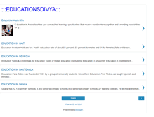 Tablet Screenshot of educationsdivya.blogspot.com