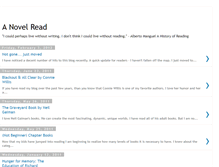 Tablet Screenshot of anovelread.blogspot.com