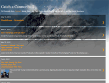 Tablet Screenshot of catchacannoball.blogspot.com