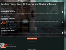 Tablet Screenshot of outdoor-cinema.blogspot.com