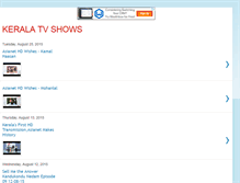 Tablet Screenshot of keralatvshow.blogspot.com
