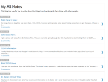 Tablet Screenshot of mymsnotes.blogspot.com