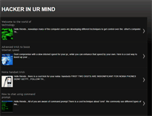 Tablet Screenshot of hackerinurmind.blogspot.com